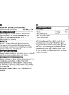 Natures Aid Vitamin C 1000Mg Time Release, 90 Tablets  - Image 5