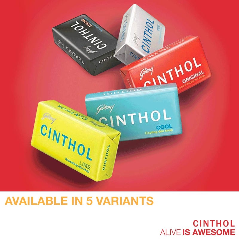 Cinthol صابون سينثول الأصلي 100 جرام عبوة من 12 صابونة لحماية الجراثيم للصابون من الدرجة 1 لجميع أنواع البشرة - Image 5