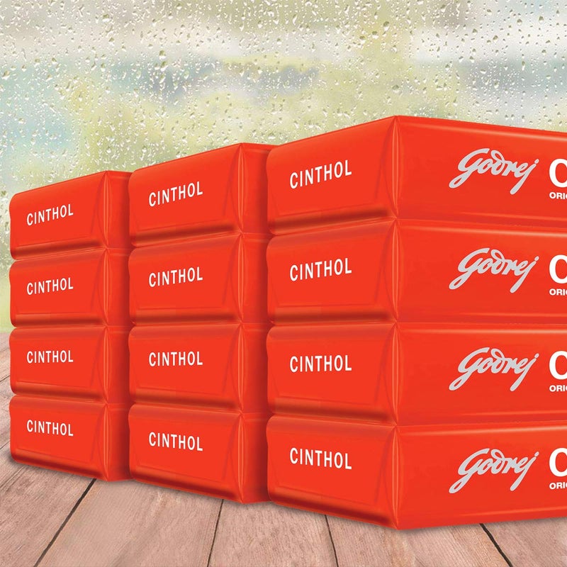 Cinthol صابون سينثول الأصلي 100 جرام عبوة من 12 صابونة لحماية الجراثيم للصابون من الدرجة 1 لجميع أنواع البشرة - Image 2