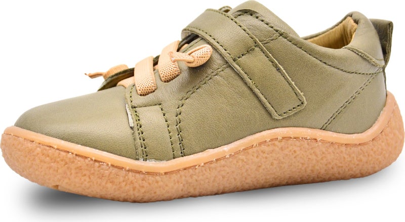Kids A More Nicolo Elastic Leather Boy Shoes Khaki  - Image 2