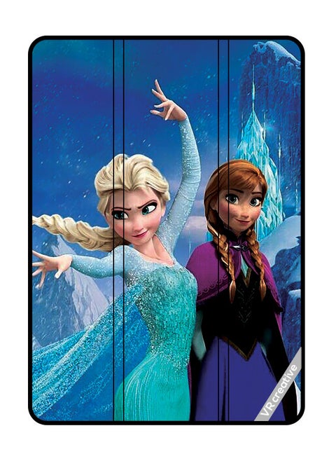 Protective Smart Folio Flip Case Cover For Samsung Galaxy Tab S8 Frozen Anna And Elsa Design Multicolour
