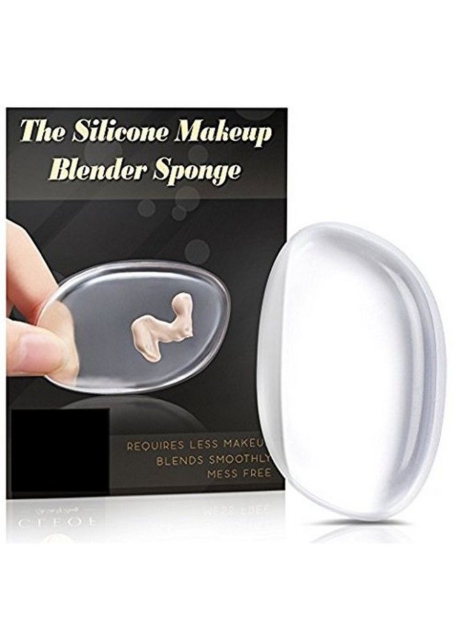 OUT OF BOX Kelley Silicone Makeup Jelly Sponge Liquid Foundation Applicator Blender For Face Make Up Tool (Transparent) - Image 2