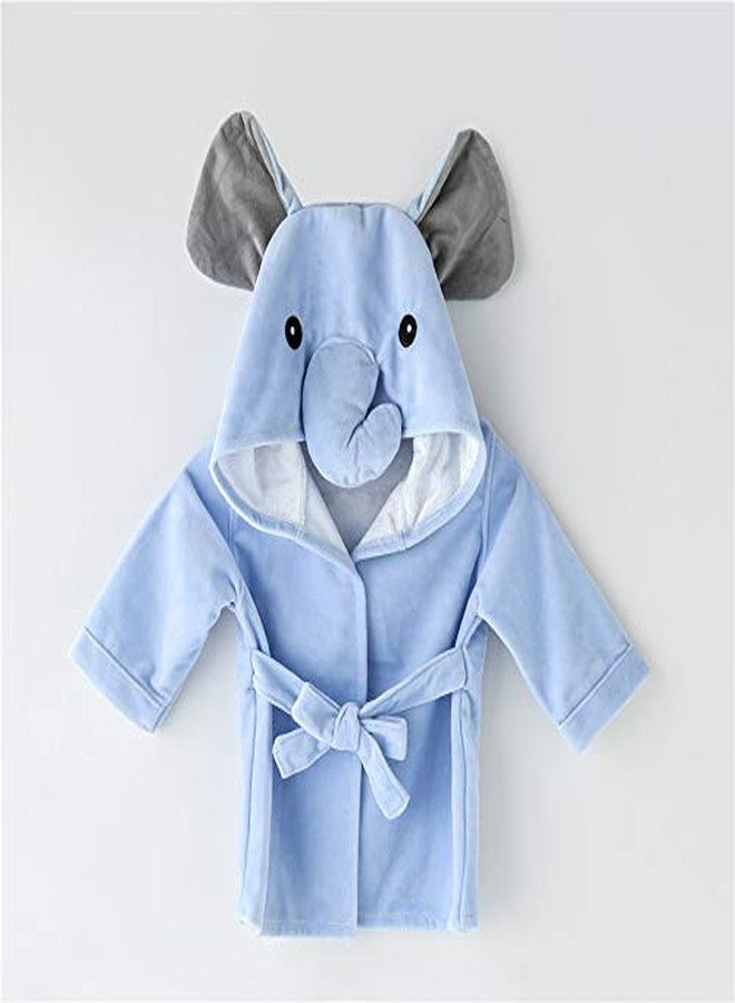 SZCQ Baby Boy Bathrobes Infant Wash Waddle Elephant Hooded Robe Newborn Bath Robe Toddler Towel Soft Ultra Absorbent - Image 4