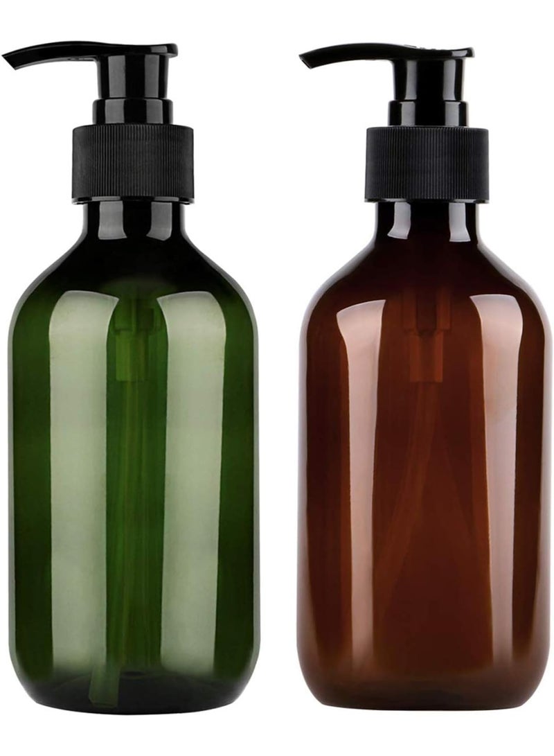 2 Pcs Shampoo and Conditioner Dispenser, Refillable Hand Sanitizer Bottles, Empty Shampoo Bottles, Versatile Pump Bottle, Refillable Shampoo Bottles With Pump, Conditioner Dispenser, 500 ml - Image 1