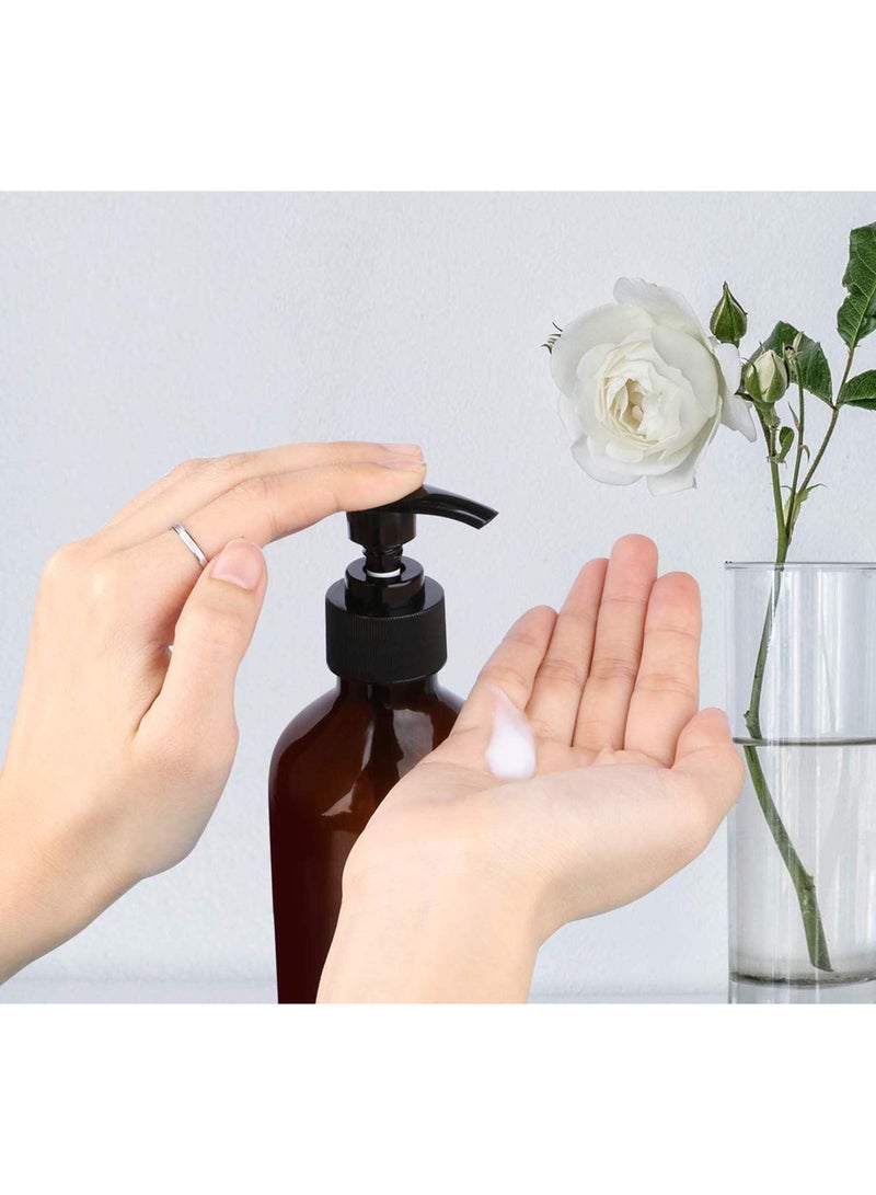 2 Pcs Shampoo and Conditioner Dispenser, Refillable Hand Sanitizer Bottles, Empty Shampoo Bottles, Versatile Pump Bottle, Refillable Shampoo Bottles With Pump, Conditioner Dispenser, 500 ml - Image 3