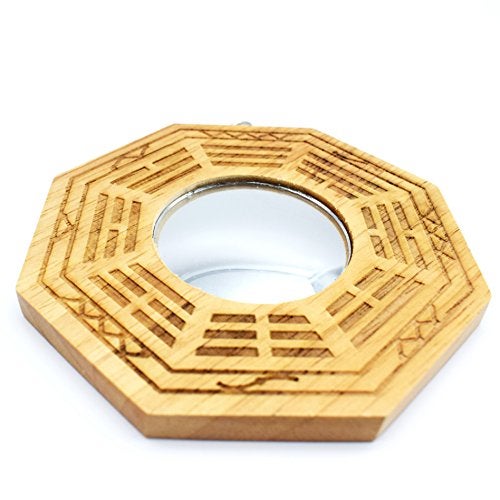 BetterUS better us Feng Shui Wood Chinese Bagua Mirror 4 Inch (concave) - Image 4