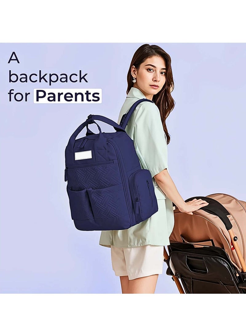Huitich Chic & Spacious Blue Mums Baby Travel Bag  - Image 4