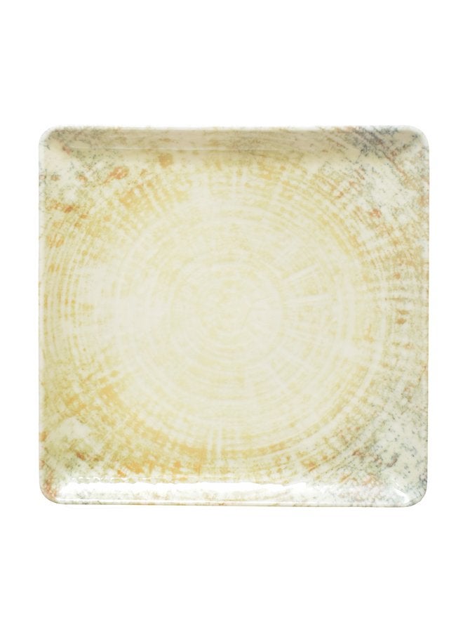 Kutahya Square Plate Cinnamon 23X23 CM Decorated - Image 1