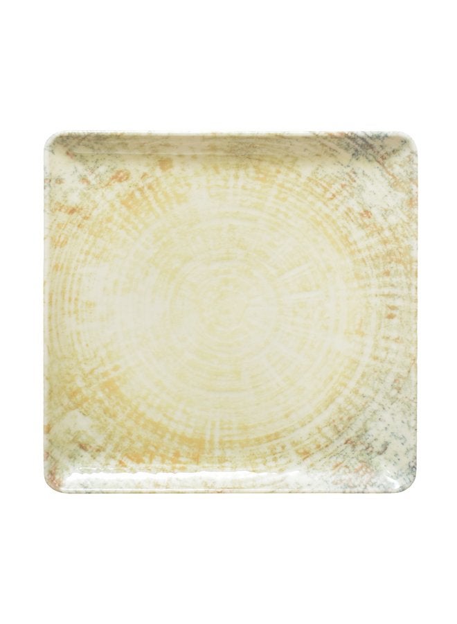 Kutahya Square Plate Cinnamon 23X23 CM Decorated - Image 2