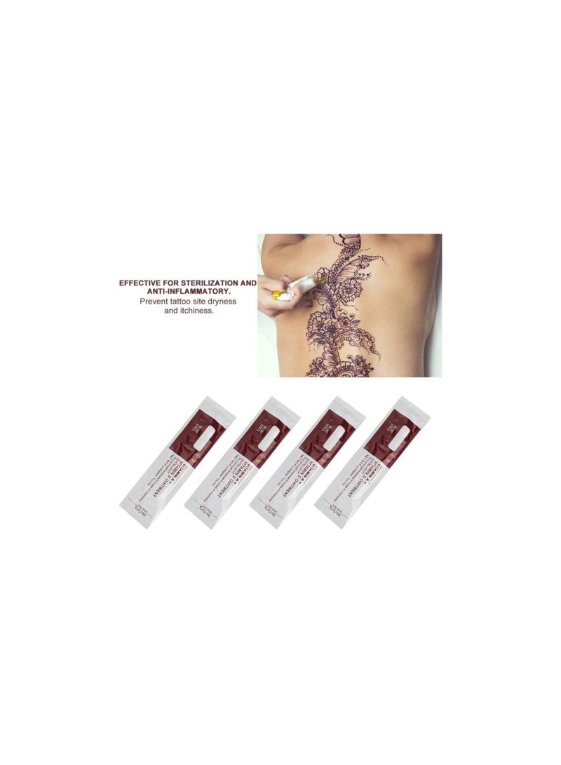 جل إصلاح الندبات - 20 قطعة مرهم العناية اللاحقة للميكروبليدنج وفيتامين أ و د ومضاد للالتهابات ومضاد للندبات وكريم العناية اللاحقة لمستحضرات التجميل ومستحضرات التجميل والجلد والسيارة - Image 3