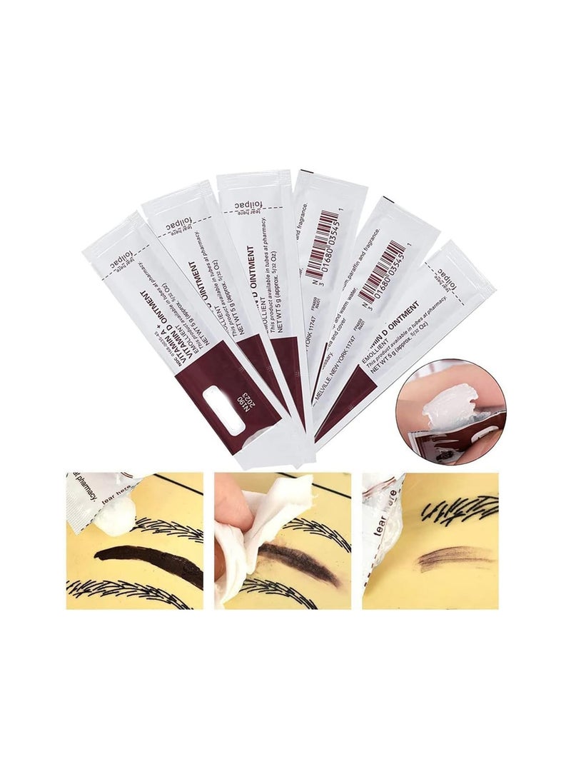 جل إصلاح الندبات - 20 قطعة مرهم العناية اللاحقة للميكروبليدنج وفيتامين أ و د ومضاد للالتهابات ومضاد للندبات وكريم العناية اللاحقة لمستحضرات التجميل ومستحضرات التجميل والجلد والسيارة - Image 4