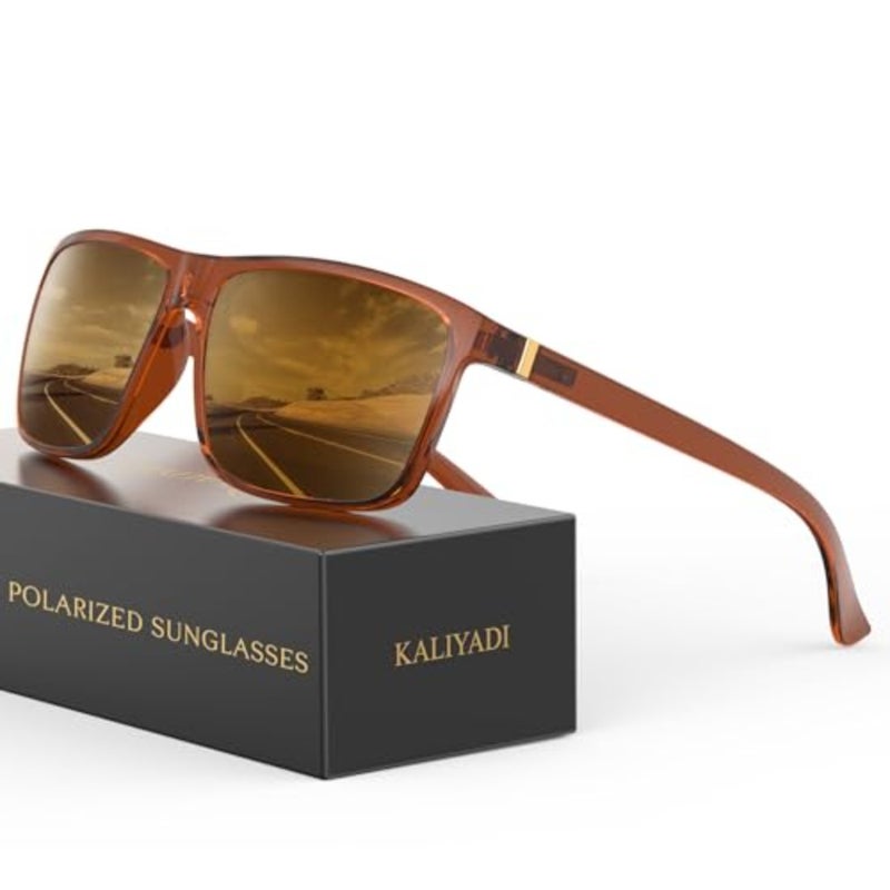 KALIYADI Sunglasses for Mens Polarized-Sunglasses: Men Sun Glasses with UV400 Protection for Driving Fishing Golf - Image 1