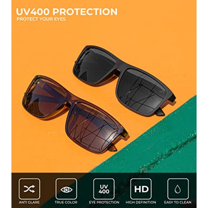 KALIYADI Sunglasses for Mens Polarized-Sunglasses: Men Sun Glasses with UV400 Protection for Driving Fishing Golf - Image 5