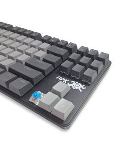 Generic Mechanical Gaming Keyboard, model PPK87 for computer and lap top (gray/black) RGB Full size with 87 key, cable USB Speed interface , blue switch, adjustable height in to give comfort to the hand while playing . It can be used at home, office and personal use.  - Image 5