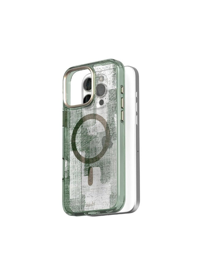 Moshi iGlaze w/ MagSafe Case For Apple iPhone 16 Pro Max 6.9-inch 2024|  Drop Protection Ultra Thin And Slim Back Cover, Anti-Yellowing, Scratch Resistant, Magnetic Wireless Charging - Green - Image 1