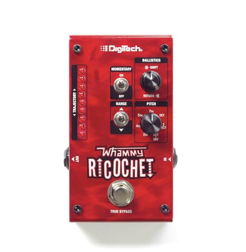 digi-tech دواسة تأثير الجيتار الصوتي DigiTech Mini Pitch، 3.5 مم صوت، أحمر (Whammy Ricochet) - Image 1