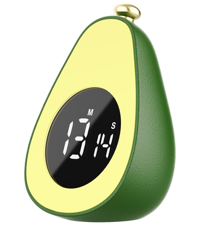Doli Yearning Digital Visual Timer Kitchen Timer for Yoga, Exercise, 99-Minute Silent Countdown, Time Management Tool with Pause Function (Avocado) - Image 1