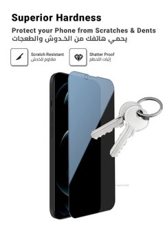 huanmate Premium Privacy Screen Protector For Apple iPhone 14 Pro Black  - Image 4