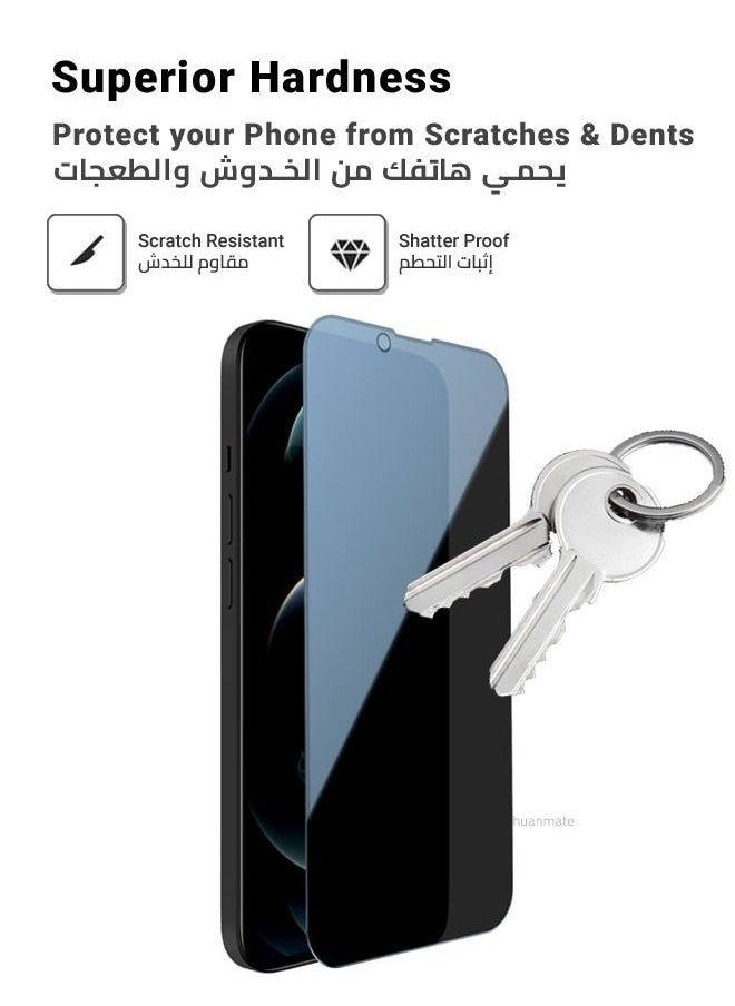 هووانميت لاصقة حماية للشاشة للخصوصية مضادة للتجسس لهاتف أبل آيفون 14 برو  - Image 4