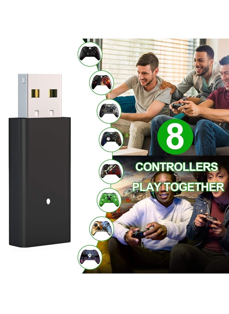 Generic - Wireless Adapter for Xbox Controller Works with PC Windows 7/8.1/10/11, Compatible with Xbox One Controller/Elite Series - Image 1