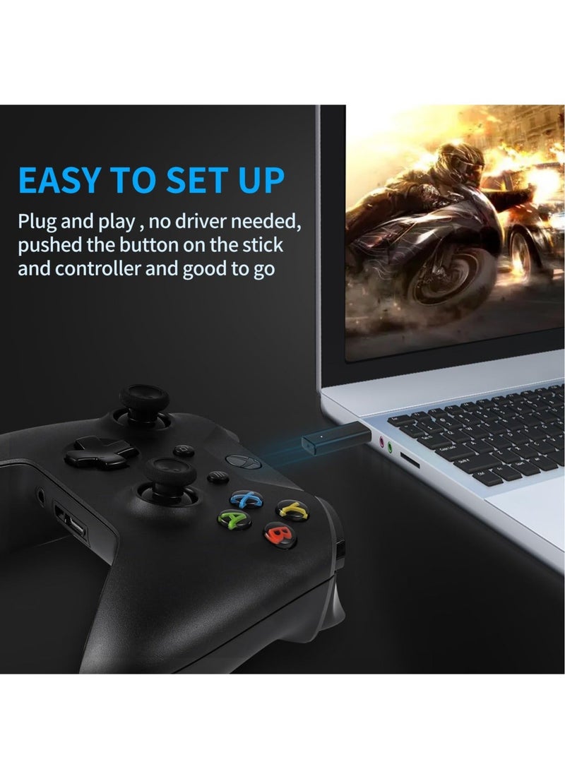 Generic - Wireless Adapter for Xbox Controller Works with PC Windows 7/8.1/10/11, Compatible with Xbox One Controller/Elite Series - Image 1
