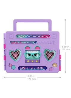 Polly Pocket Doll & Playset, Disco Dance Fashion Reveal Unboxing Travel Toy With 3-Inch Hoodie Buddy Doll, 16 Accessories & Surprise Water Play  - Image 3