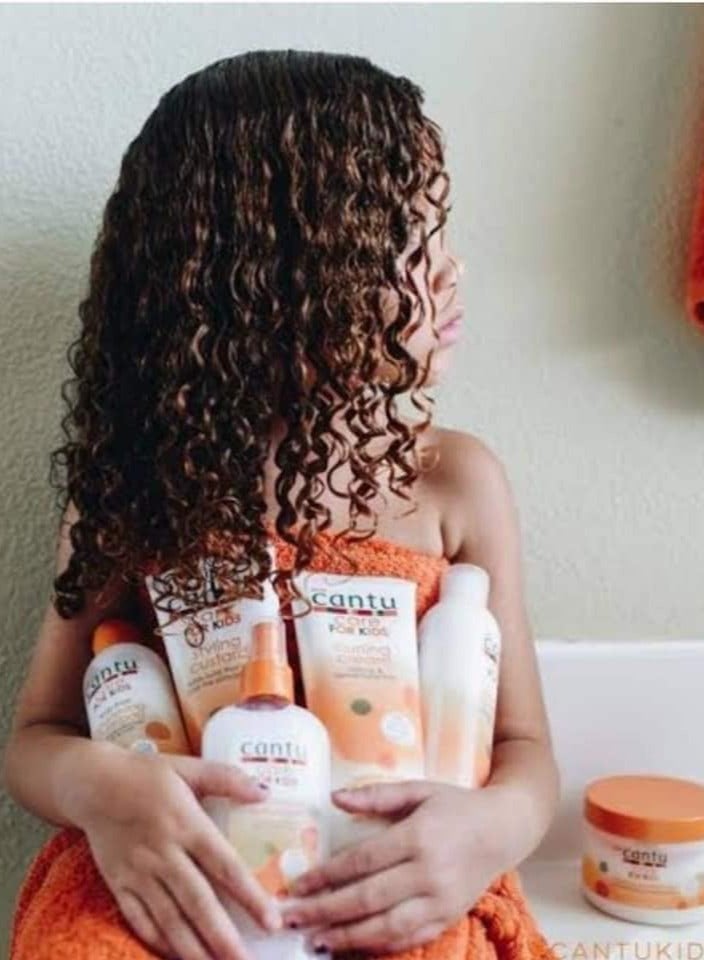 CANTO Shampoo + conditioner + leave-in cream for gentle care for children, set of Cantu Care - set of 6 pieces, for all hair  - Image 5