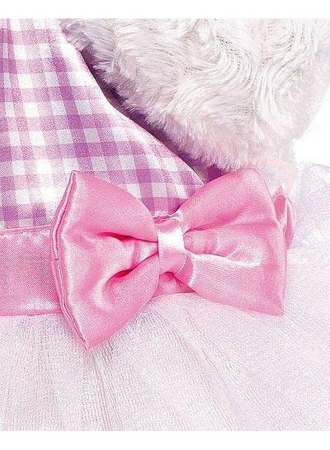 Amscan Amscan Toddler Little Lamb Dress w/Hood, Tights, and Booties Costume - 18-24 Months | Tulle | Pink and White | 1 Set  - Image 4
