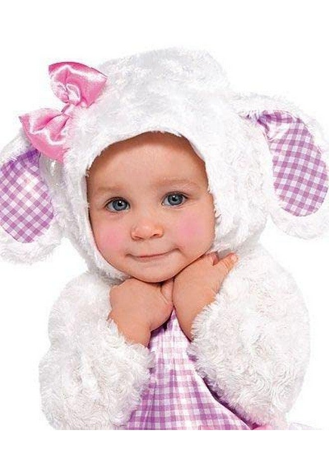 Amscan Amscan Toddler Little Lamb Dress w/Hood, Tights, and Booties Costume - 18-24 Months | Tulle | Pink and White | 1 Set  - Image 3