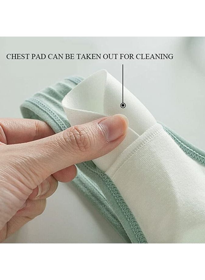 Rubik حمالة صدر للنساء، حمالة صدر للرضاعة مع إغلاق أمامي بأزرار، بدون درزات، وسادة قابلة للإزالة، حمالة صدر مريحة للنساء الحوامل للنوم (XX-Large) رمادي - Image 5