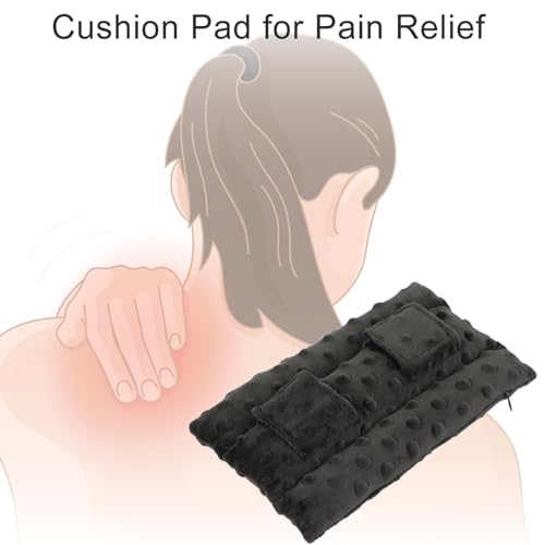 BNRendles Upgrade Neck Pad Strap Cushion Pillow for Arm Sling Comfort Shoulder Support Pad Rotator Cuff Replacemet Surgery Elbow Brace Carry Padded Cover Broken Wrist Hand Injury Cast, Minky Dot Black - Image 2
