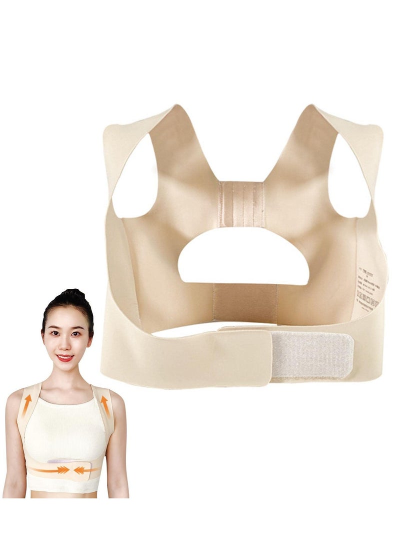 SOLARAE Back Straightener, Shoulder Brace for Posture - Support Humpback Correction Belt Adult Unisex Breathable Posture Corrector Brace Adjustable Back Straightener (L) - Image 1