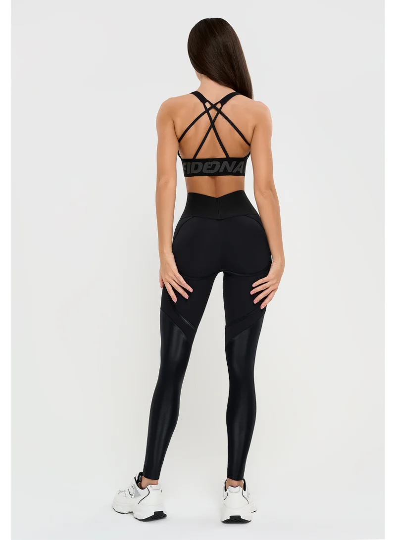 Bona Fide Flirt Leggings Black Bona Fide High Waisted Tummy Control Leggings for Women - Body Shaping Workout Leggings High Waist - Gym Legging, Yoga Pants for Women | Best Price UAE