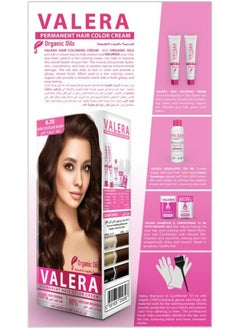 Valera VALERA PERMANENT HAIR COLOR CREAM Dark Chocolate Blond 6.35  - Image 2