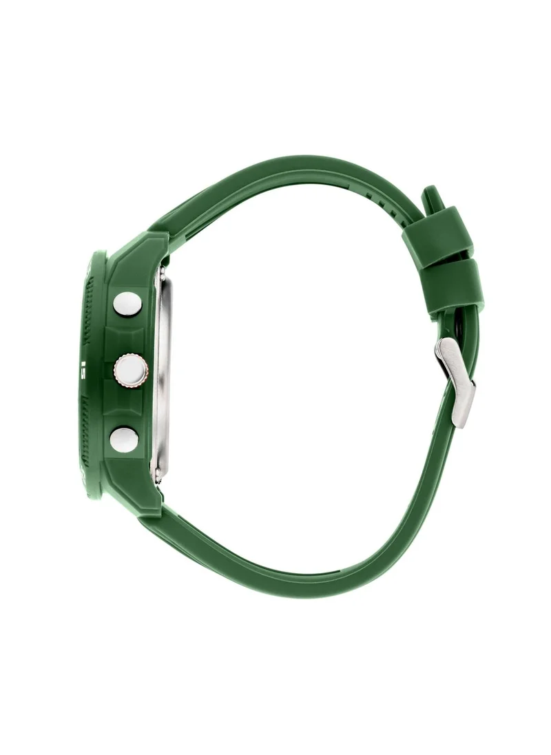 Sector EX-56 Men's Digital Watch - 46mm Case, Green Plastic Strap, Acrylic Glass, 50M Water Resistant - R3251355001