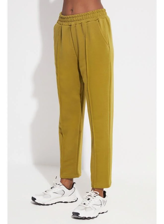 جون June Elastic Waist Sweatpant Light Green