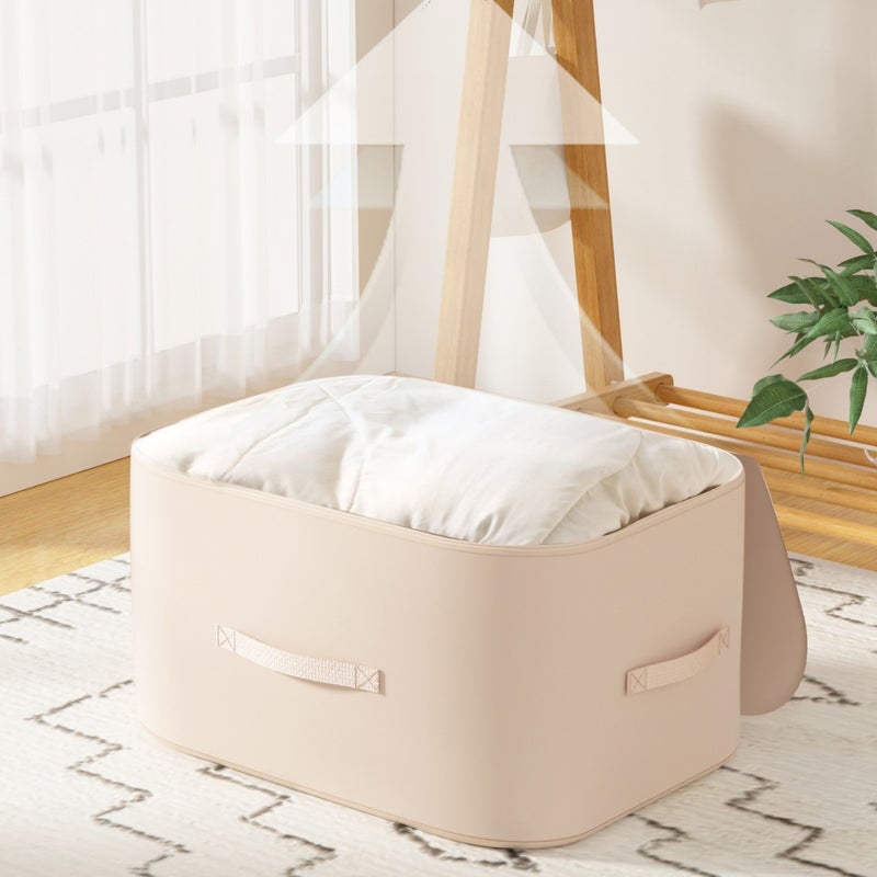Twill Quilt Storage Bag Wardrobe Organizer for Clothes - Image 3