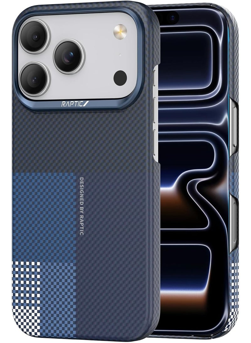 RAPTIC Aramid Skin for iPhone 17 Pro MAX Case [MagSafe] Ultra Slim 1500D Aramid Fiber cover - Ocean - Image 1