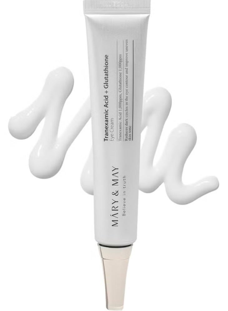 MARY & MAY Mary&May Tranexamic Acid + Glutathione Eye Cream 30 ml - Image 1