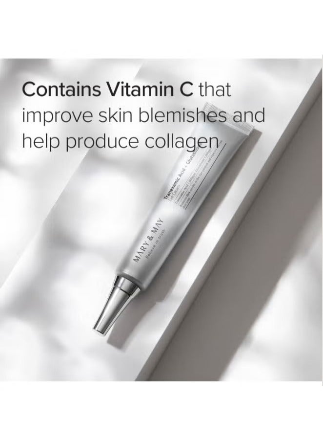 MARY & MAY Mary&May Tranexamic Acid + Glutathione Eye Cream 30 ml - Image 5