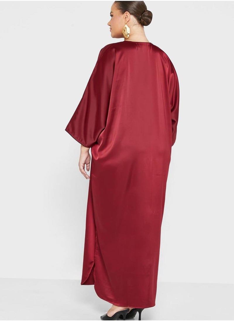 Maison Arabelle Curve Printed Jalabiya  - Image 2