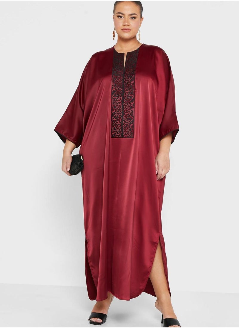 Maison Arabelle Curve Printed Jalabiya  - Image 4
