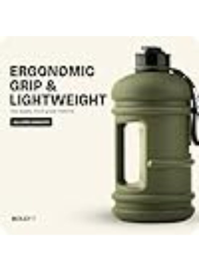 Boldfit 2 Litre Water Bottle For Gym Gallon Water Bottle 2+ Litre Gym Water Bottle 2l Gym Bottles For Men & Women Water Jug 2+ Litre Big Water Bottles Sports Water Bottle Plastic Bottle- Armygreen - Image 4