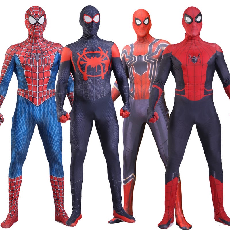 Loquat Pidpak Hero Spider Male Ps4 Expedition Return Cosplay Adult Children Anime Costume - Image 2