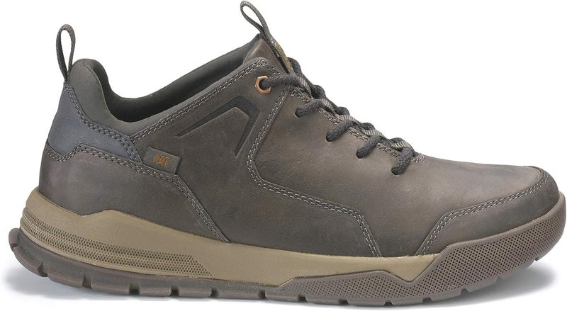 CATERPILLAR Men's Brown Leather Lace-Up Shoes - Image 1