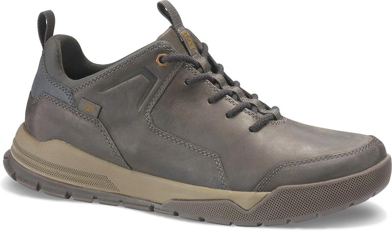 CATERPILLAR Men's Brown Leather Lace-Up Shoes - Image 2