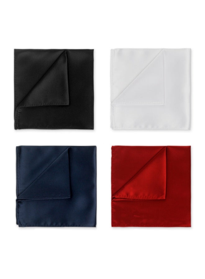 Pocket Square for Men, Handkerchiefs Solid Color for Wedding Party - Image 1