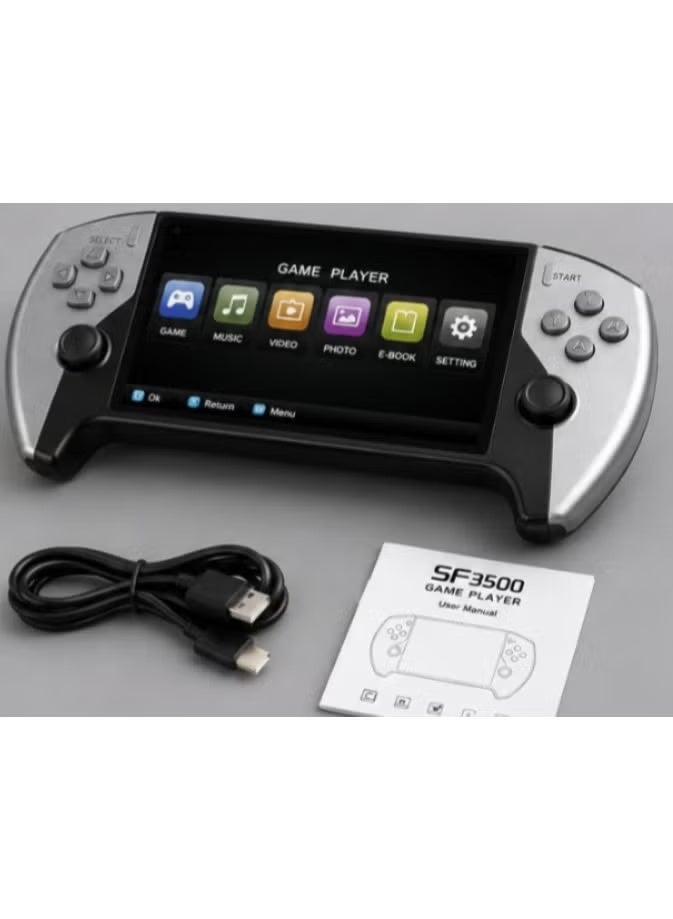 ELTRAZONE SF3500 Handheld Retro Game Console with 5-inch HD Display and Dual Joysticks - Image 4