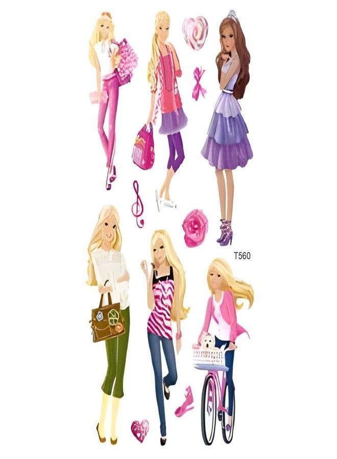 Stylizeink Fashion Stickers for Girls, Pink and Purple Theme, 2 x 4 inch, T560 - Image 3