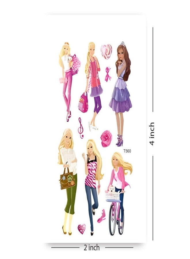 Stylizeink Fashion Stickers for Girls, Pink and Purple Theme, 2 x 4 inch, T560 - Image 4